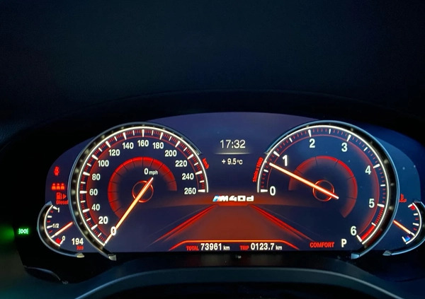 BMW X4 cena 149000 przebieg: 74000, rok produkcji 2019 z Kościerzyna małe 56